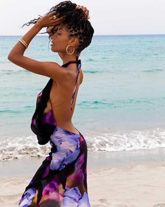 backless beach dress