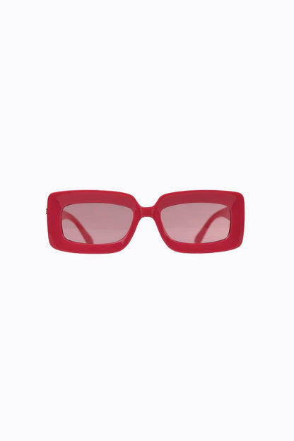 red tinted sunglasses