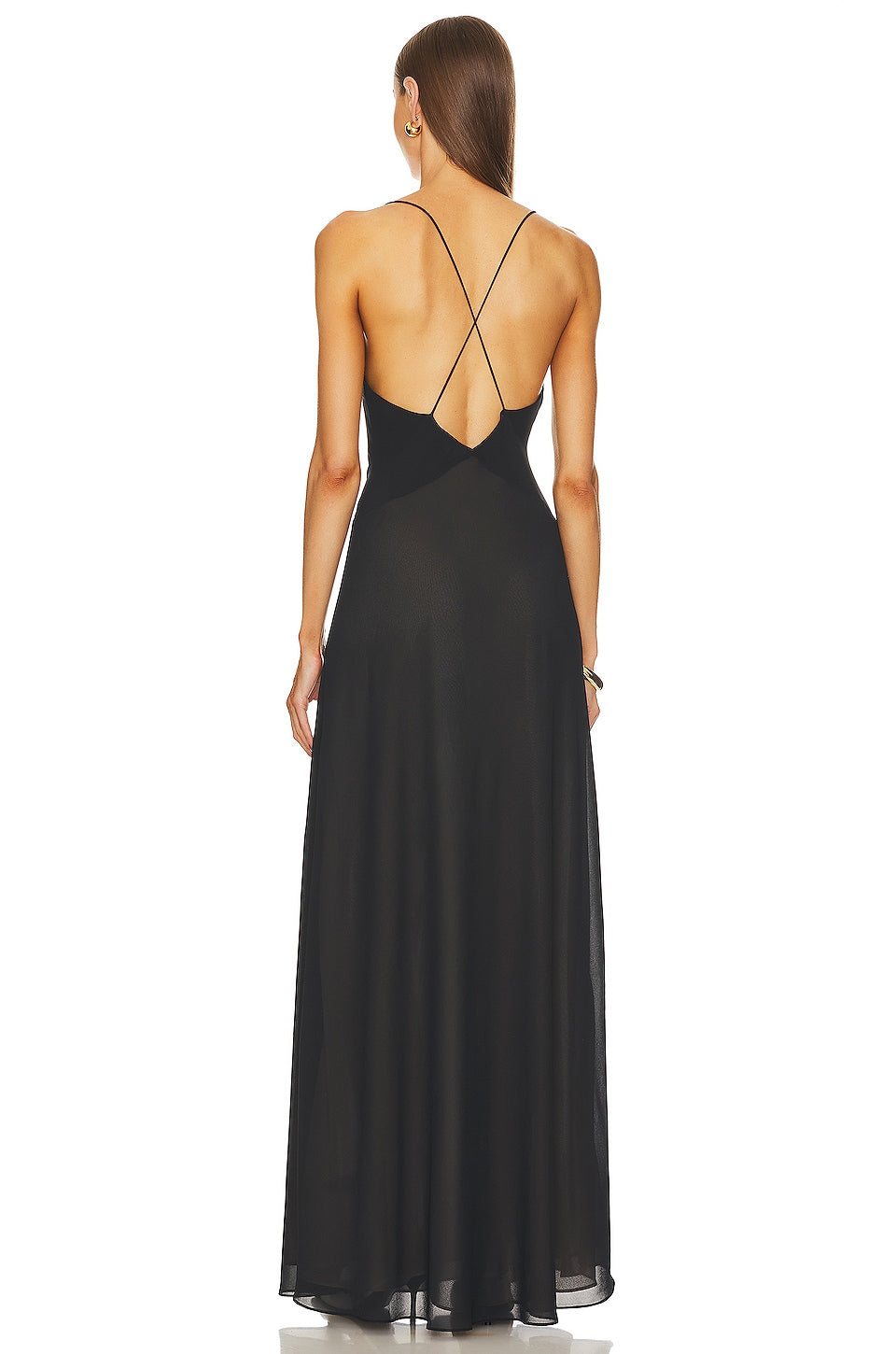 open back evening gown