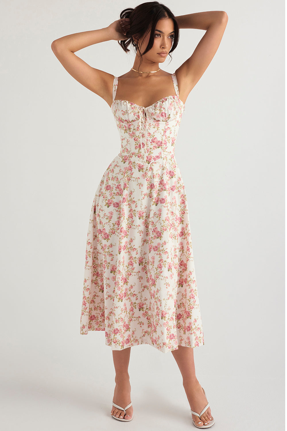 floral print french sundress