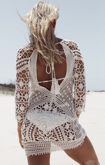 Paloma Crochet Beach Dress