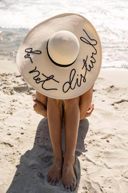 do not disturb sun hat