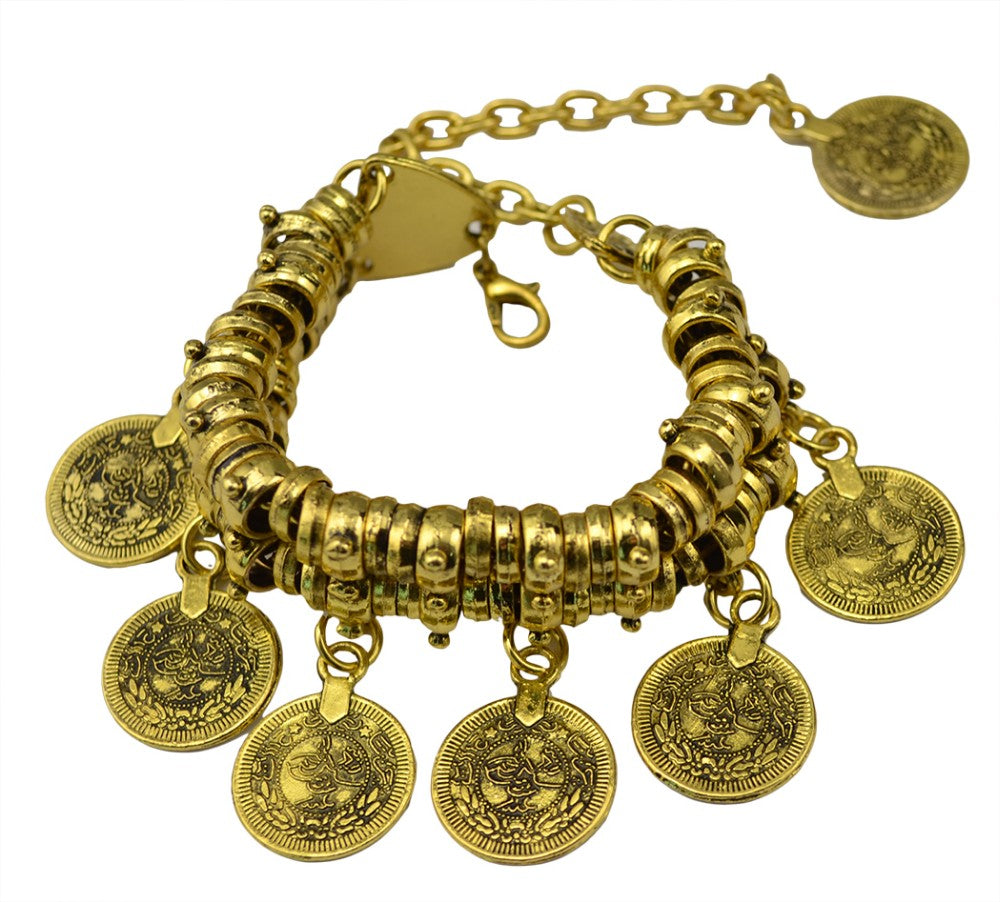 gold boho bracelet