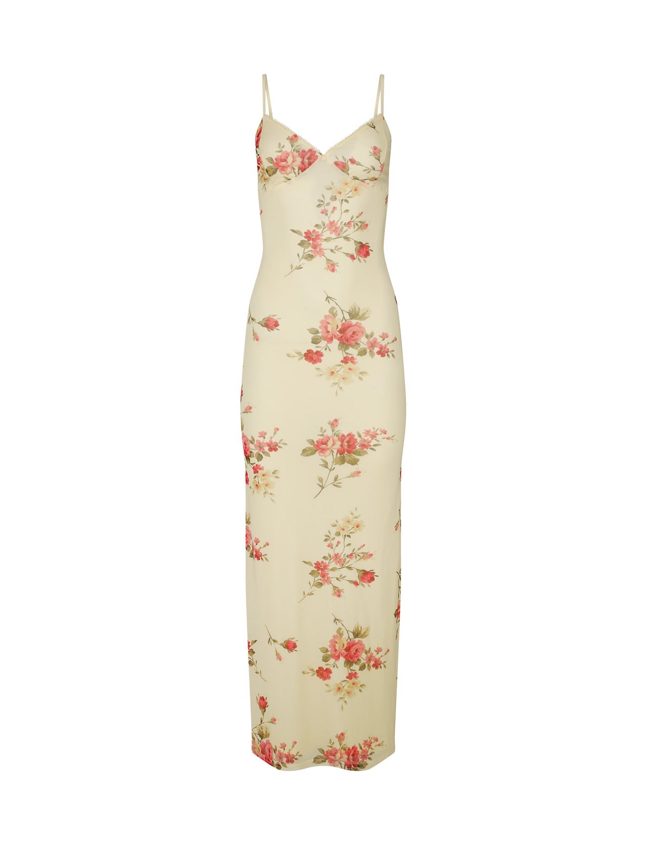 high slit bodycon dress THEO MAXI DRESS